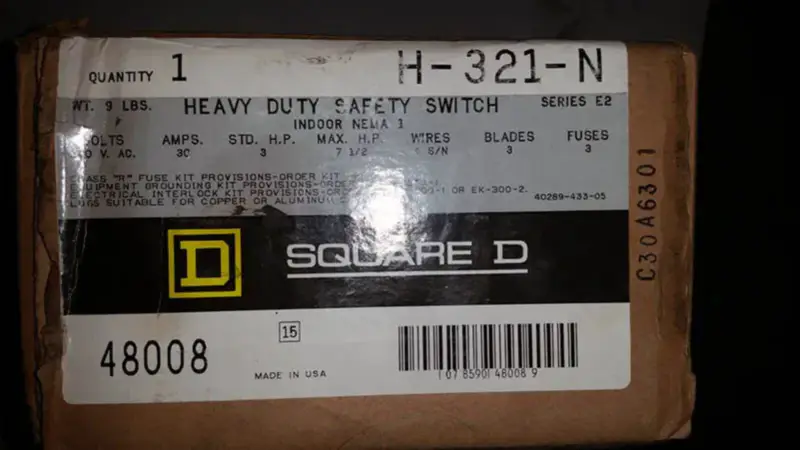 Square D H-321-N