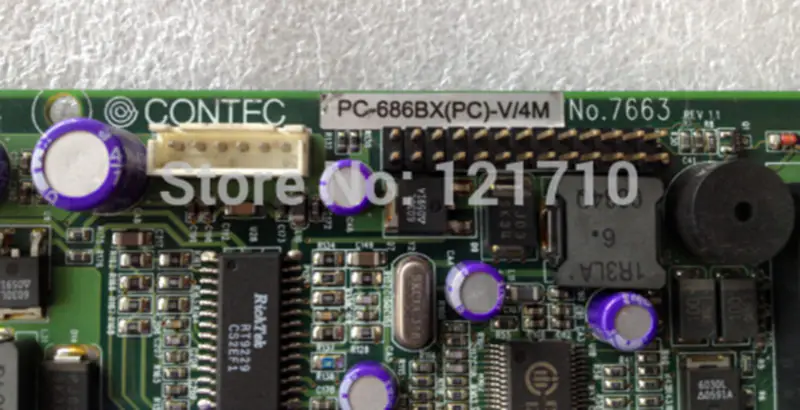 Contec contec PC-686BX(PC)-V/4M NO.7663 370 socket průmyslová základní deska