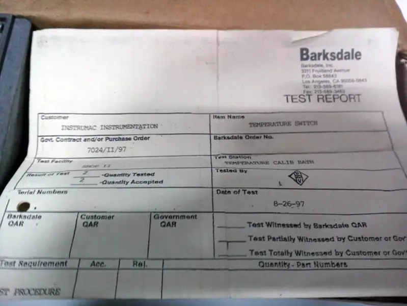 Barksdale L2H-H203S-WS