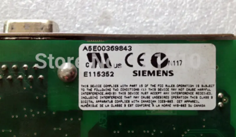 Siemens A5E00369843 A5E00369844 karty pro průmyslové základní desky strojů siemens