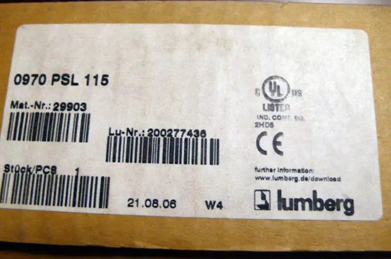 LUMBERG 0970-PSL-115