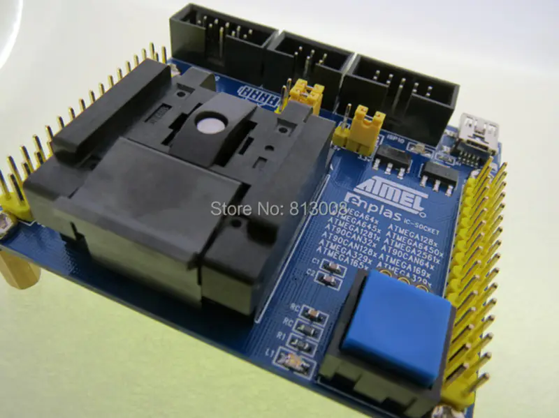IC-SOCKET TQFP64 QFP64 9X9MM DIP64 IC Testovací zásuvka Programovací zásuvka Zásuvka pro vypalování