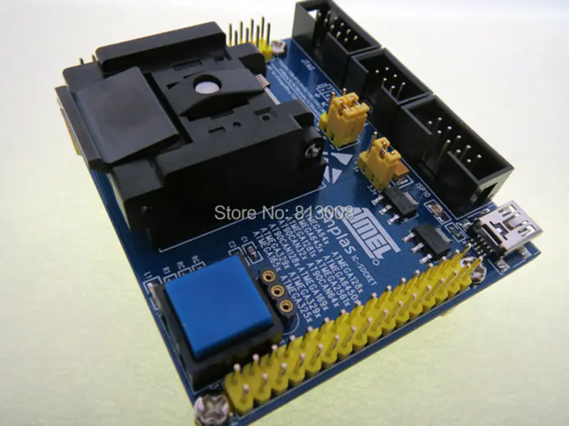 IC-SOCKET TQFP64 QFP64 9X9MM DIP64 IC Testovací zásuvka Programovací zásuvka Zásuvka pro vypalování