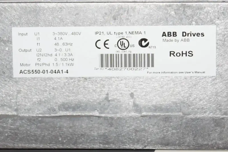 ABB ACS550-01-04A1-4