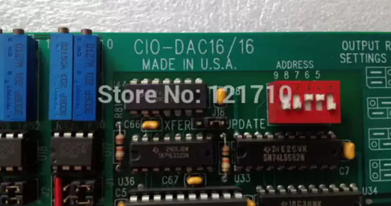 Measurement Computing CIO-DAC16/16 16kanálová 16bitová deska s analogovým napěťovým výstupem průmyslová základní deska