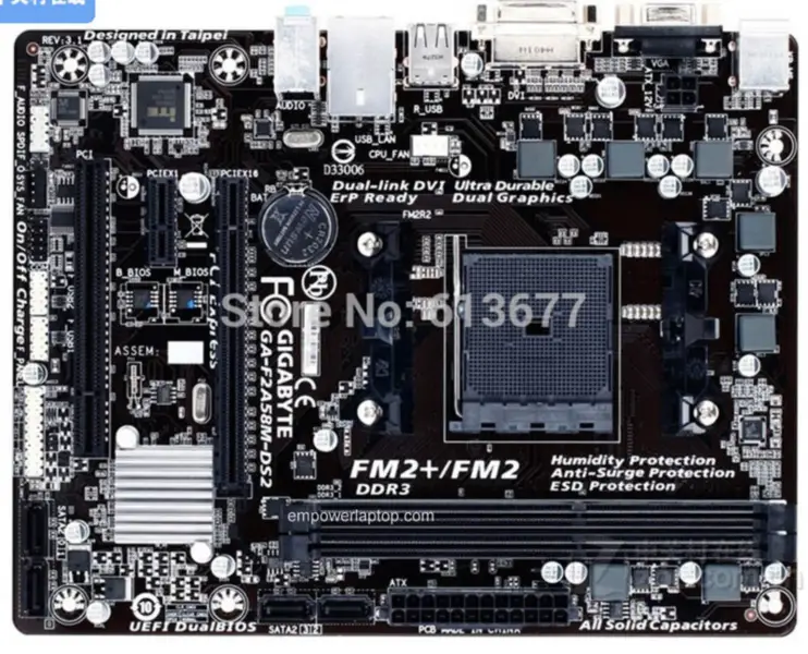 Základní deska Gigabyte GA-F2A58M-DS2 FM2+/FM2 RAM mainborad
