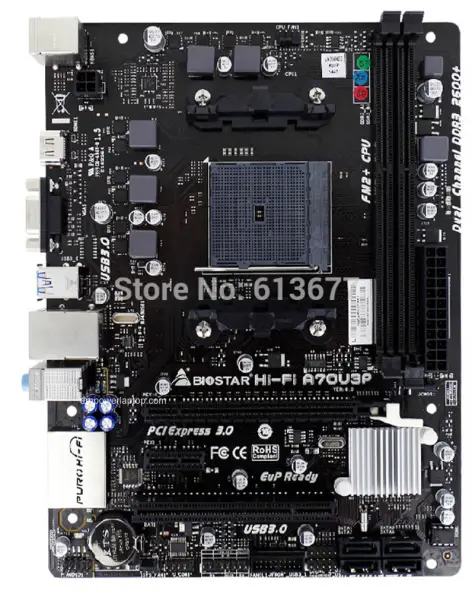 Základní deska Biostar Hi-Fi A70U3P FM2+ RAM s HDMI
