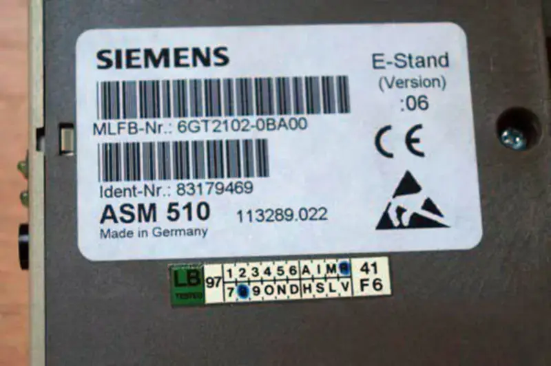 Siemens 6GT2102-0BA00