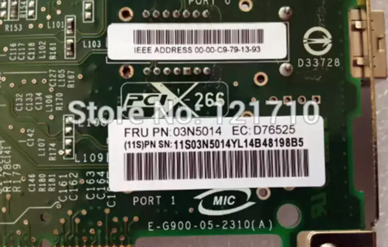 IBM RS6000 P55A P52A 4GB PCI-X HBA karta 280D 03N5014 průmyslová základní deska