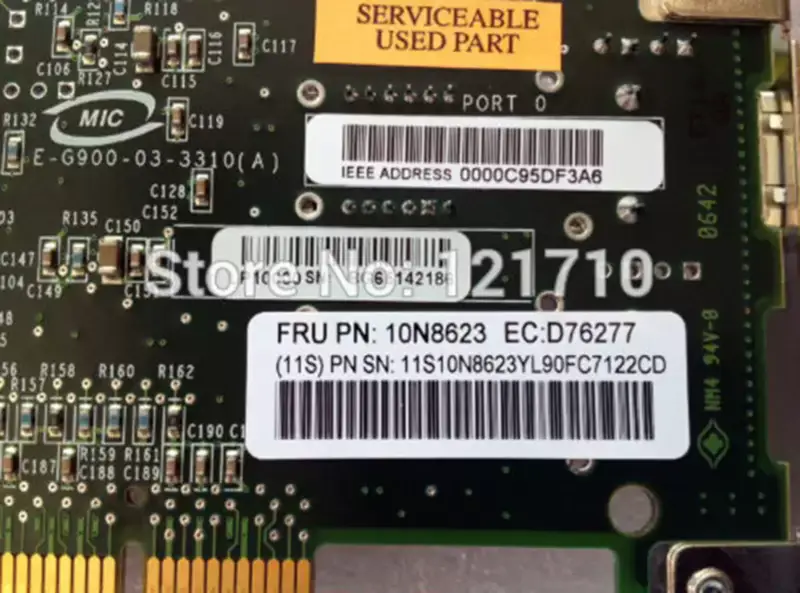 IBM RS6000 2GB HBA karta 197E 10N8623 pro průmyslové základní desky serverů p52a p55a