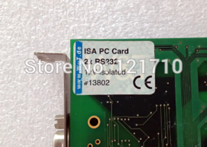 W&T PC_BAS_4.1 ISA PC Card 2x RS232 1kV izolovaná průmyslová základní deska