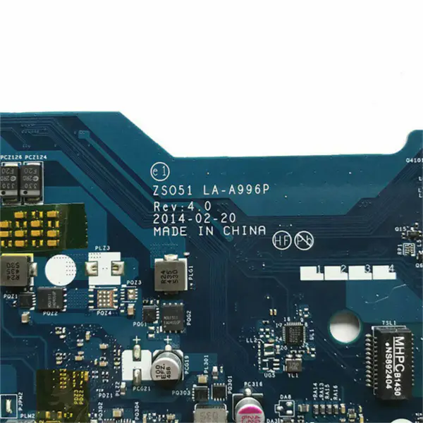 HP 752783-001 752783-501 ZS051 LA-A996P Základní deska ATX