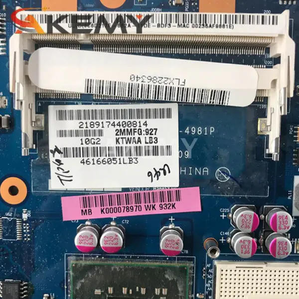 Toshiba L555LA-4982P L555 LA-4982P Základní deska ATX