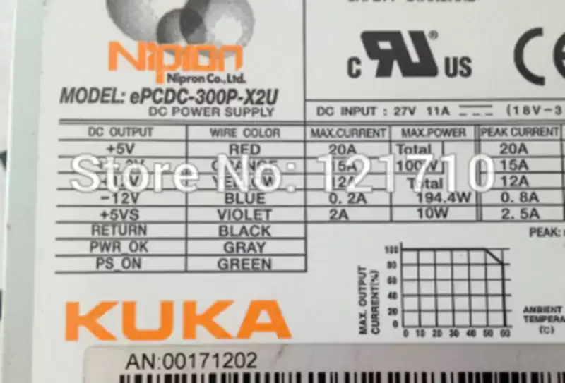 KUKA KUKA Nipron napájecí zdroj ePCDC-300P-X2U průmyslová základní deska