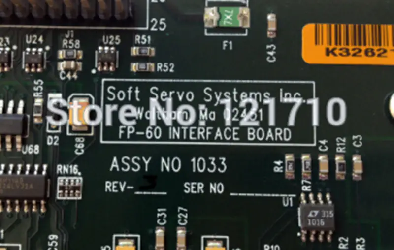INTERFACE karta Soft Servo Systems FP-60 INTERFACE BOARD FB60-1033-03 průmyslová základní deska