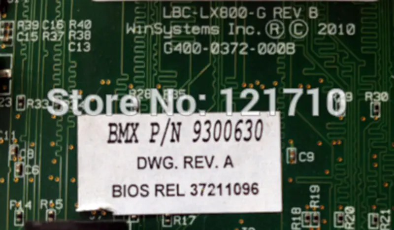 Portwell WINSYSTEMS LBC-LX800-G REVB BMX P/N 9300630 DWG.REV.A průmyslová základní deska