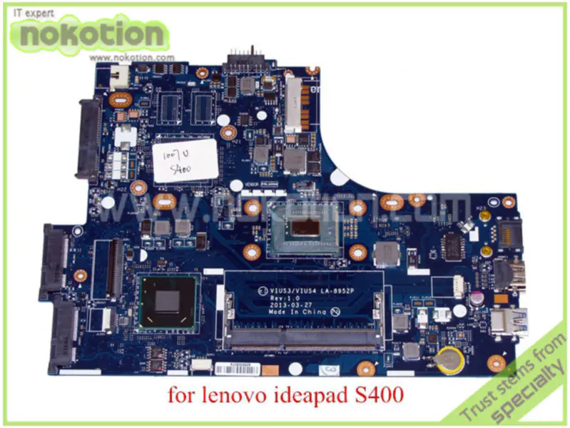 Základní deska Lenovo VIUS3 VIUS4 LA-8952P ideapad S400t HD4000 SR109 1007U CPU