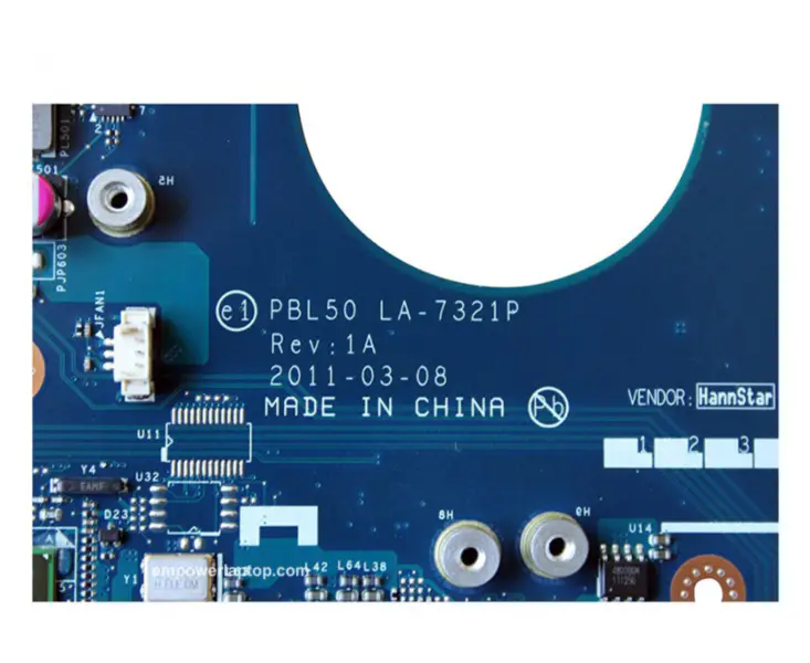 Základní deska Asus PBL50 LA-7321P Rev 1A s E450 E350 K43B K43BR K43BY X43B X43U K43U