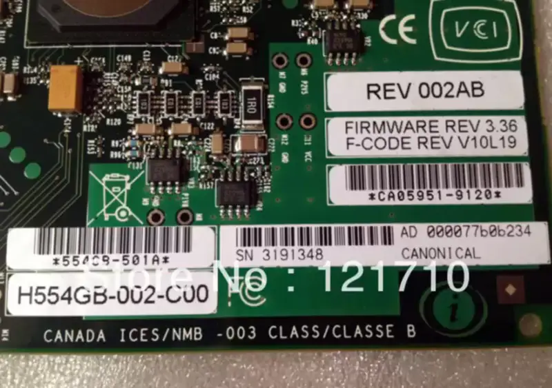 Fujitsu Siemens PRIMEPOWER čtyřportový síťový adaptér H554GB-002-C00 CA05951-9120 průmyslová základní deska