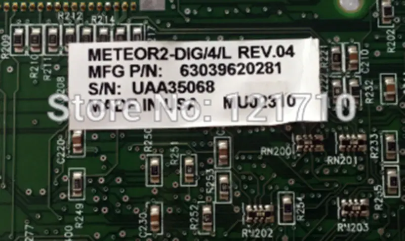 MATROX MATROX METEOR II Digital 752-04 REV.A METEOR2-DIG/4/L REV.04 průmyslová základní deska
