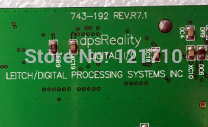 LEITCH LEITCH 743-192 REV.R7.1 dpsReality DIGITAL IO CARD průmyslová základní deska