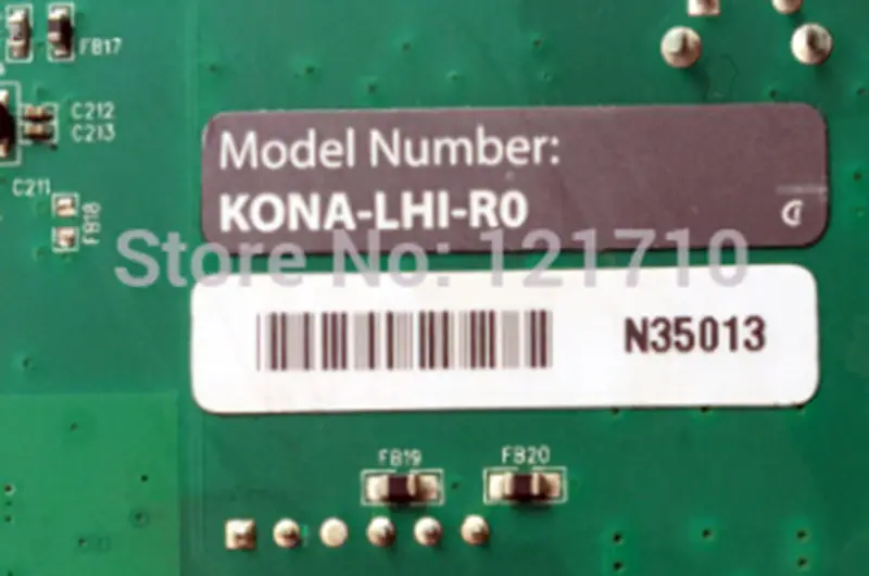 AJA AJA VIDEO SYSTEMS KONALHi Capture Card KONA-LHI-R0 102663-r6 průmyslová základní deska