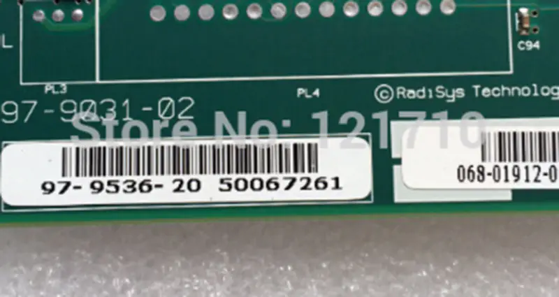 QUAD ETHERNET RadiSys QUAD ETHERNET 97-9031-02 97-9536-20 068-01912-0000 průmyslová základní deska