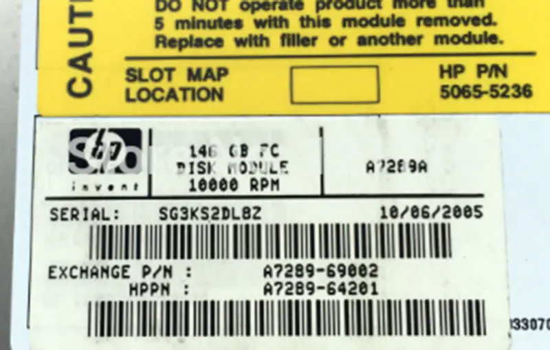 HP 146G FC 10K 0950-4383 A7289A A7289-69002 A7289-64201 pro průmyslovou základní desku serveru 9000