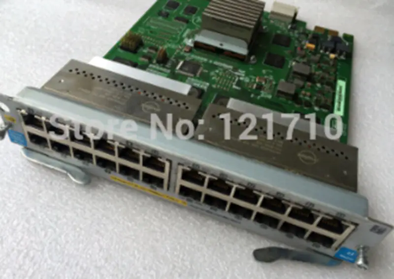 Modul J8702A ProCurve 24p Gig-T zl 24-PORT 10/100/1000 Poe Module pro průmyslové základní desky přepínačů řady 5400