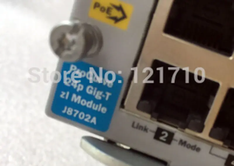 Modul J8702A ProCurve 24p Gig-T zl 24-PORT 10/100/1000 Poe Module pro průmyslové základní desky přepínačů řady 5400