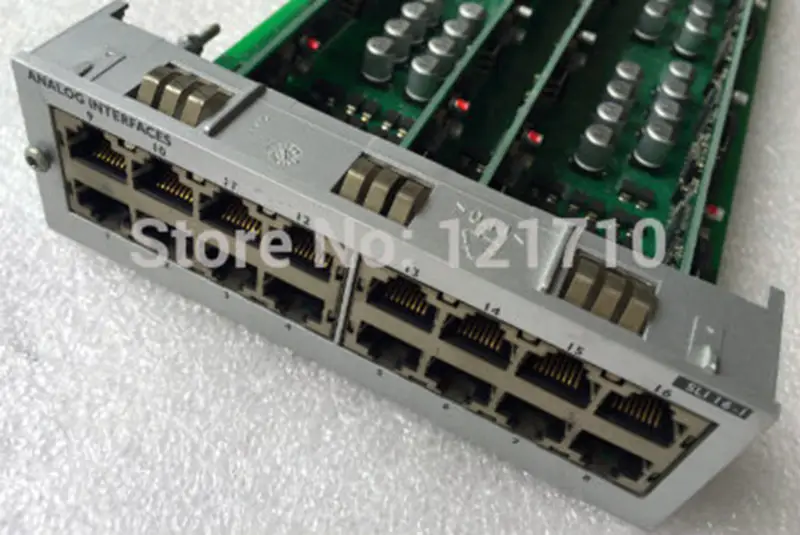 Alcatel Industrial OmniPCX OXO ANALOG INTERFACES SLI 16-1 3EH73052ABAB průmyslová základní deska