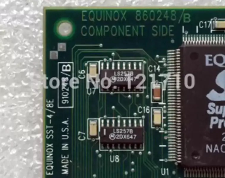 EQUINOX eQUINOX SST-4/8E Eisa Serial Processor Card 860238/B 950235-1 průmyslová základní deska