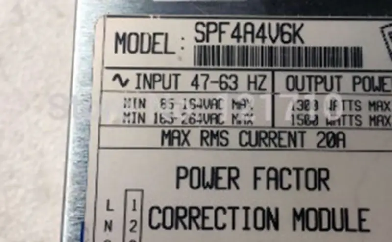 POWER-ONE ps POWER-ONE D.C. POWER SUPPLIES SPF4AV6K průmyslová základní deska