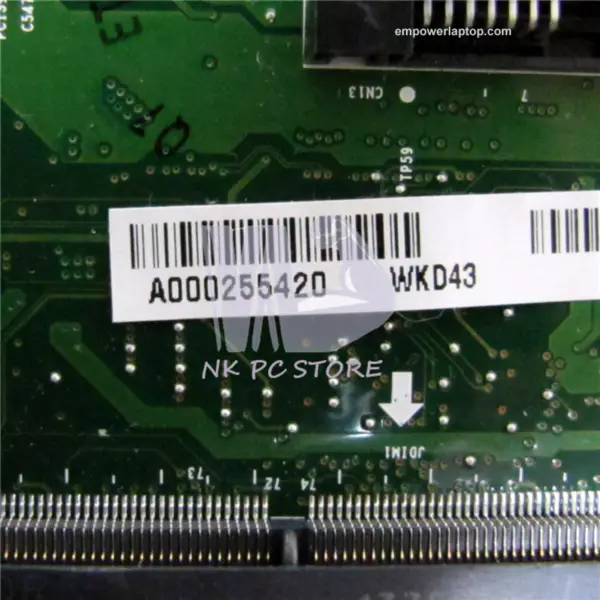 Základní deska Toshiba A000255420 DA0MTNMB8F0 C40D C40D-A C45D-A E1-2100 CPU