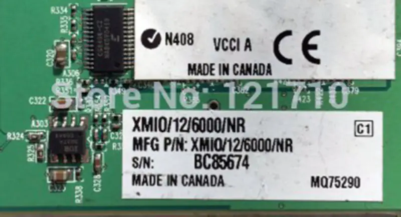 Matrox matrox vícekanálová HD NLE karta 7174-02 REV.A XMIO/12/6000/NR průmyslová základní deska