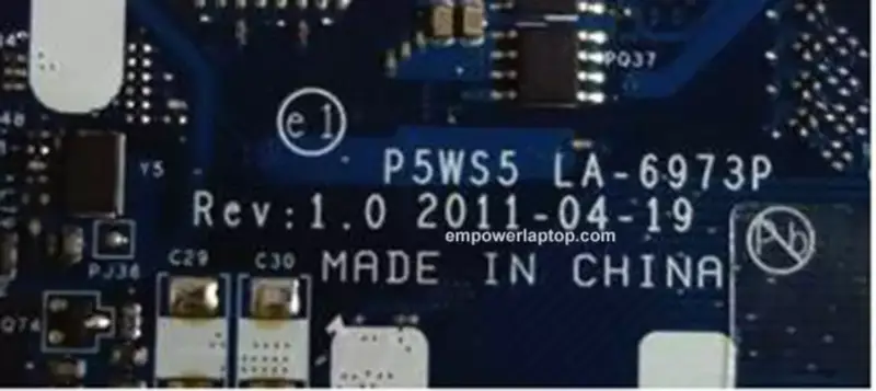 Základní deska Acer NV55S P5WS5 LA-6973P Socket