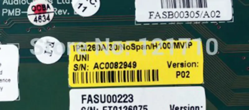 Audiocodes Audiocodes TPM-1100 REV A IPM260A/30/NOSPAN/H100/MVIP ipm260a30nospanh100mvip průmyslová základní deska