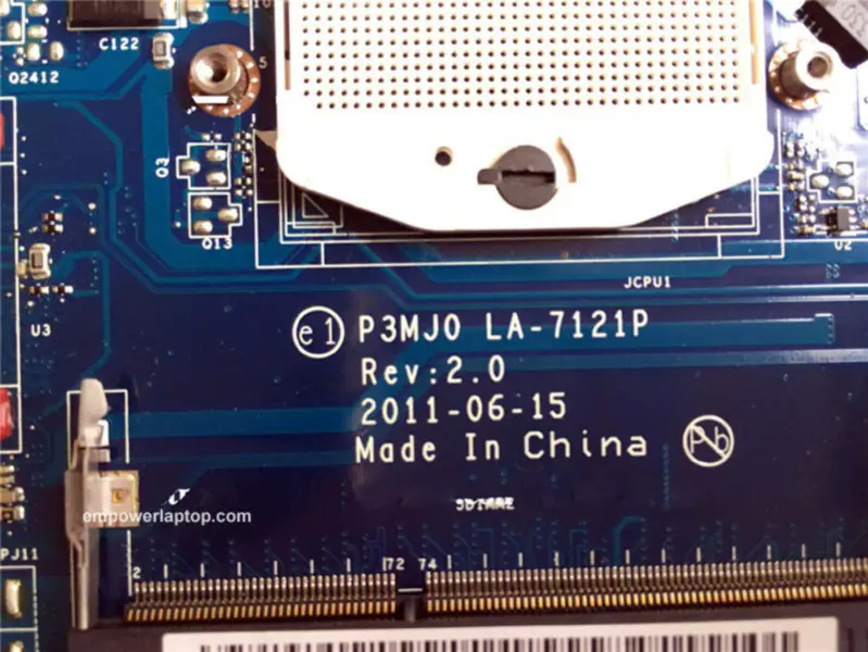 Základní deska Acer 3830TG MBRFN02002 MB.RFN02.002 P3MJ0 LA-7121P Integrovaná bez čipové sady vga