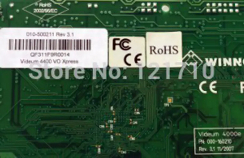 Winnov Videum 4000e 000-160210 REV. 3.1 010-500211 REV 3.1 základní deska