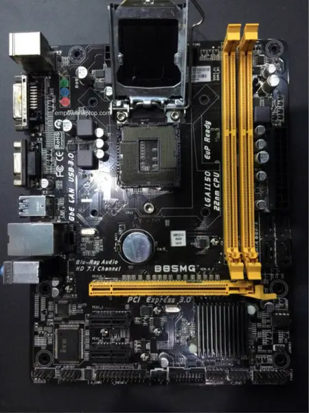 Biostar B85MG 1150 B85 všechny solidní plnohodnotné 1150CPU. Paměťová základní deska