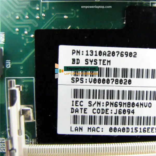Základní deska Toshiba M115 945gm V000078020 1310A2076902