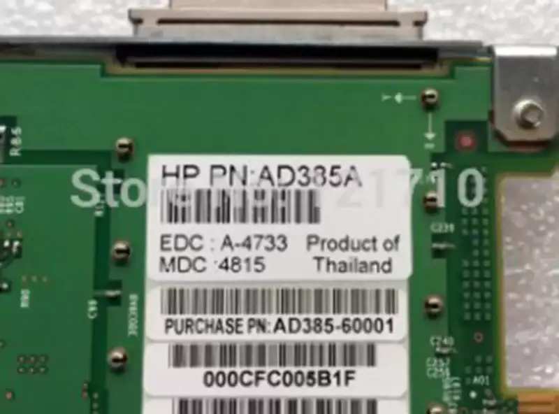 HP Server PCI-X 2.0 266MHz 10GBASE-SR AD385A AD385-60001 266MHz 10Gigabit Ethernet Fibre Channel SR adaptér průmyslová základní deska