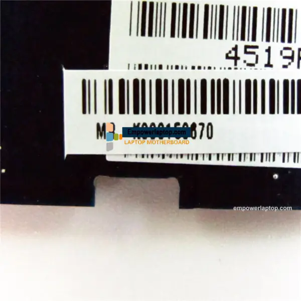 Základní deska Toshiba K000150670 LA-A481P U40 M40 M45 14" i3-4010U CPU