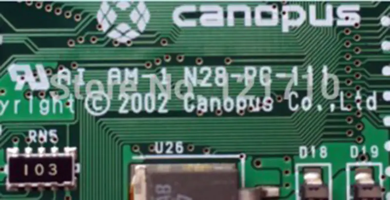 Canopus Canopus MVR1000 Capture Card AI.AM-1 N28-PC-111 N29-AB-111 průmyslová základní deska