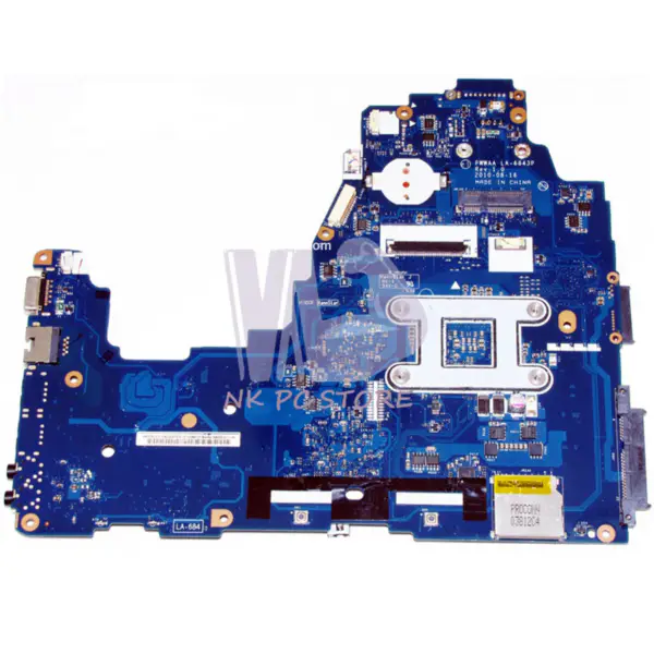 Základní deska Toshiba K000111550 C660 A660 A665 PWWAA LA-6843P Socket s1 CPU