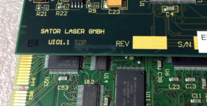 deska SATOR LASER GMBH deska UIO1.1 UMK2.1 LOET průmyslová základní deska
