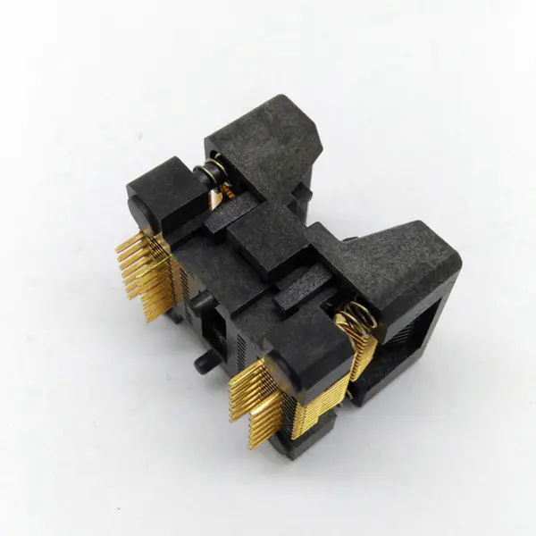 QFN48 MLF48 IC Test Socket Pitch 0,5 mm Clamshell Chip