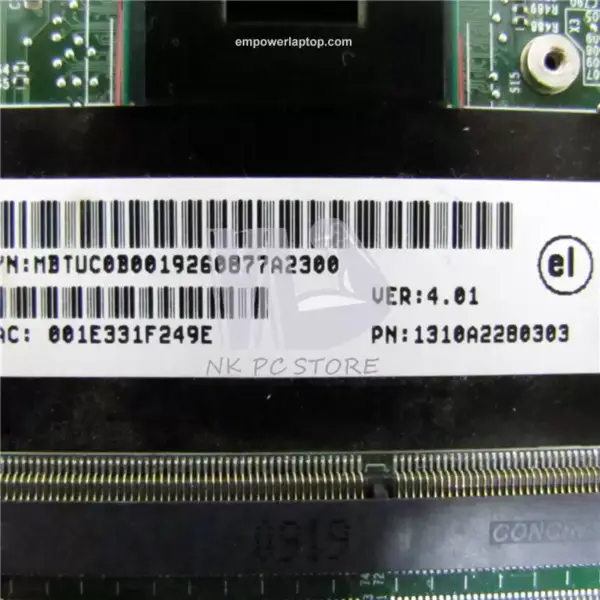 Základní deska Acer MBTUC0B001 MB.TUC0B.001 8371 SU3500 CPU ATI HD4330 grafika