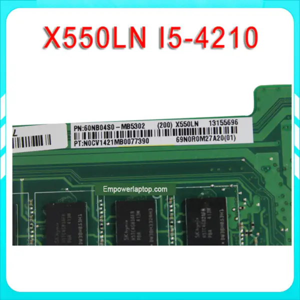 Základní deska Asus A550LN R510LN X550LN X550LD REV2.0 Grafická karta GT840 2G Procesor i5-4210U