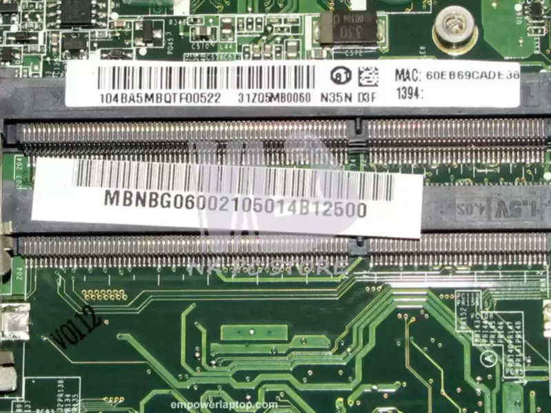 Základní deska Acer MB.NBG06.002 MBNBG06002 D528 D728 4733 4333 DA0ZQ5MB6D0 GL40 CPU